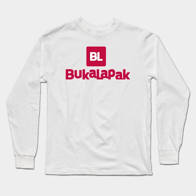 Bukalapak Old Logo Long Sleeve T-Shirt by Mitra Bukalapak